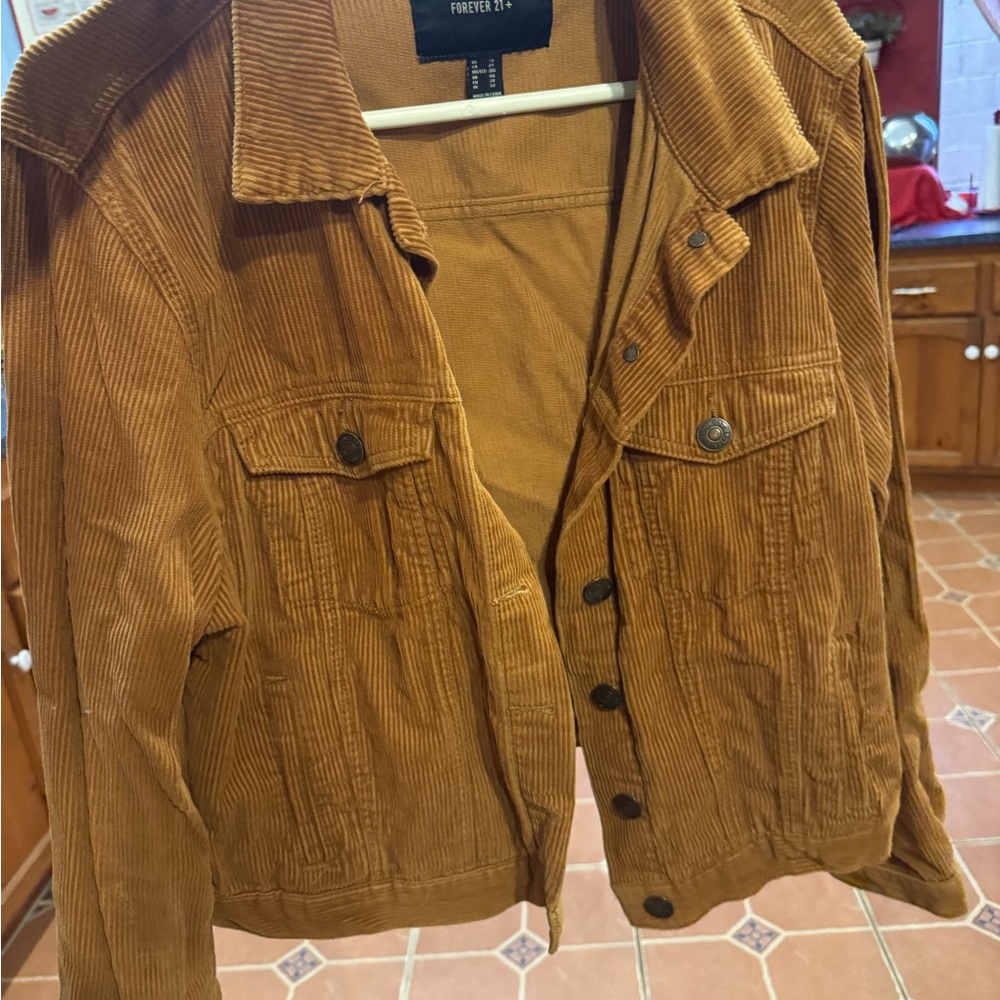Forever 21 Tan Corduroy Jacket